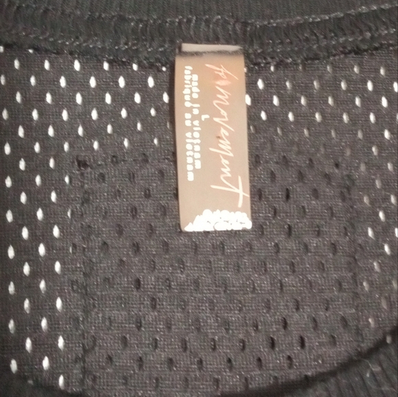 Free People Movement Black Athletic Mesh Tennis Dress Size L Sporty Chic - Picture 3 of 7